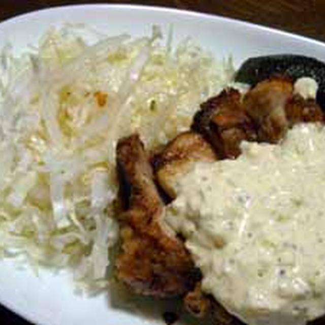果実梅ドレッシングでチキン南蛮風♪