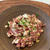 コンビーフと松の実の煎り豆腐☆彡
