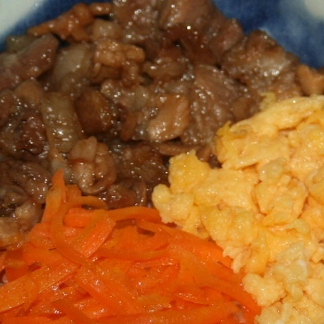 6月7日　　三色丼