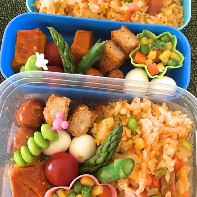 リレー選手☆ケチャップライス弁当
