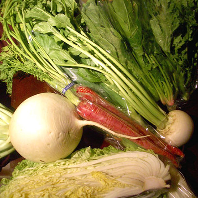 雉スープで京野菜鍋