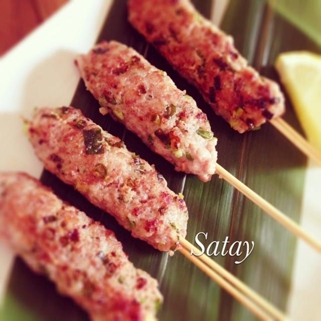 ☆挽肉でサテ☆