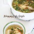 豆苗の中華スープ