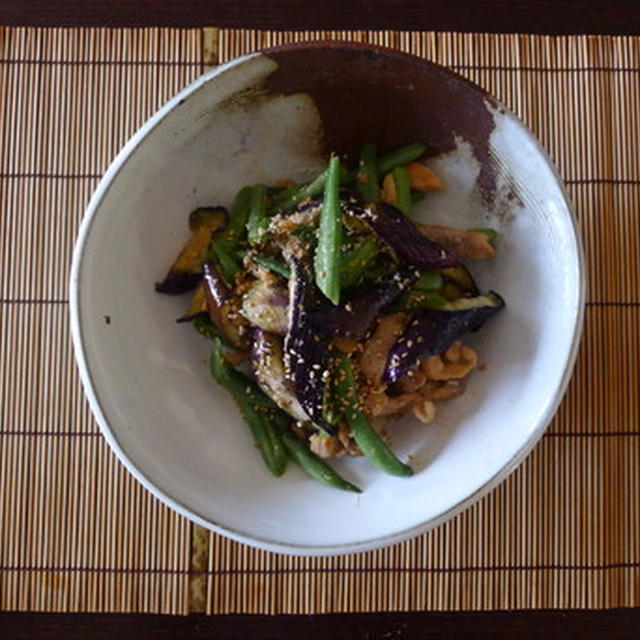 時短料理：夏野菜と鶏の中華炒め