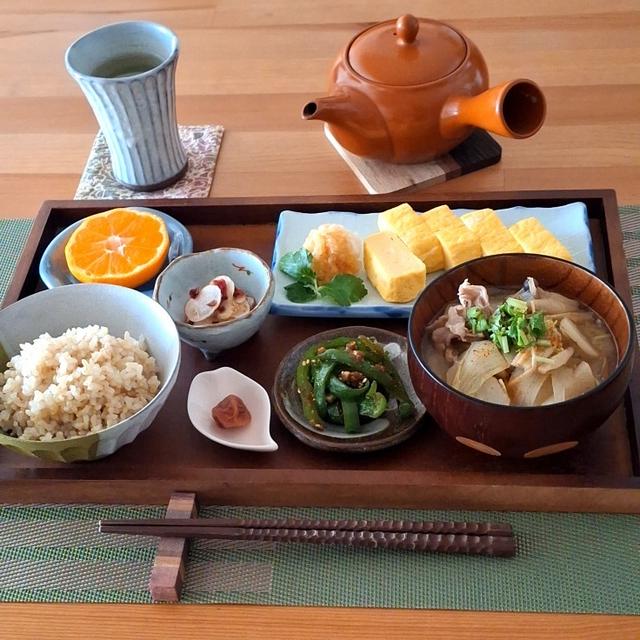 和な朝ごはんにはお醤油