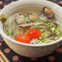 あさりの旨みたっぷり♪白だしうどん