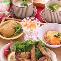 「鶏手羽焼き　花椒仕立て」と和食の日