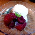 桃のサングリア漬け ～ バニラアイスクリームと by mayumiたんさん