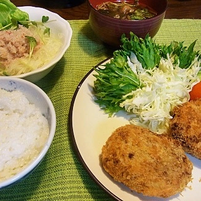 あんこうと格闘する　＆　コロッケ