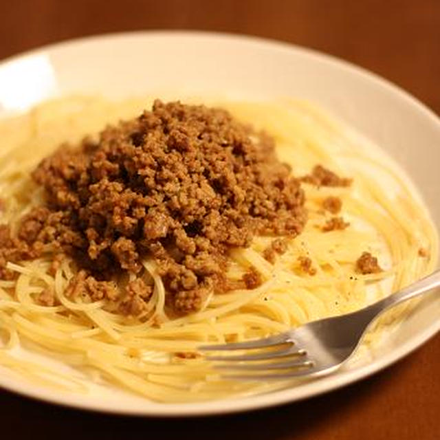 坦々風ピリ辛クリームパスタ