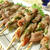 魚焼きグリルで8分☆　豚こまで梅しそ串焼き