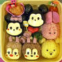 ディズニーツムツム弁当の作り方【簡単キャラ弁】Disney Tsum Tsum Bento Lunch Box【Kyaraben】