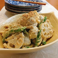 小芋のごまみそチーズ和え