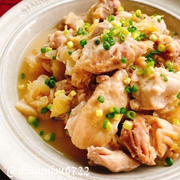 staubで鶏もも肉のキャベツ煮込み(動画レシピ)/Chicken thigh simmered with Cabbage.