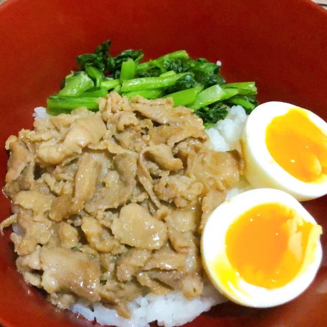 簡単！豚こまで魯肉飯 ルーローハン ヘルシー　豚丼