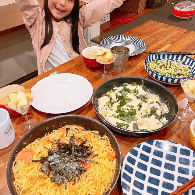 晩御飯遅くなりました〜！！