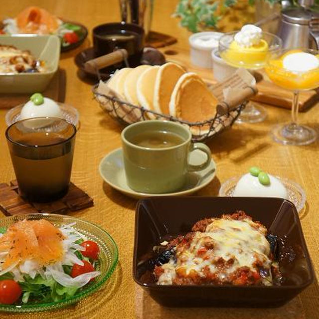 ティーマでナスのミートグラタン