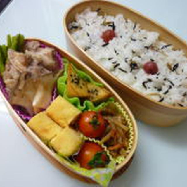 8月25日　チキンの香草焼き弁当
