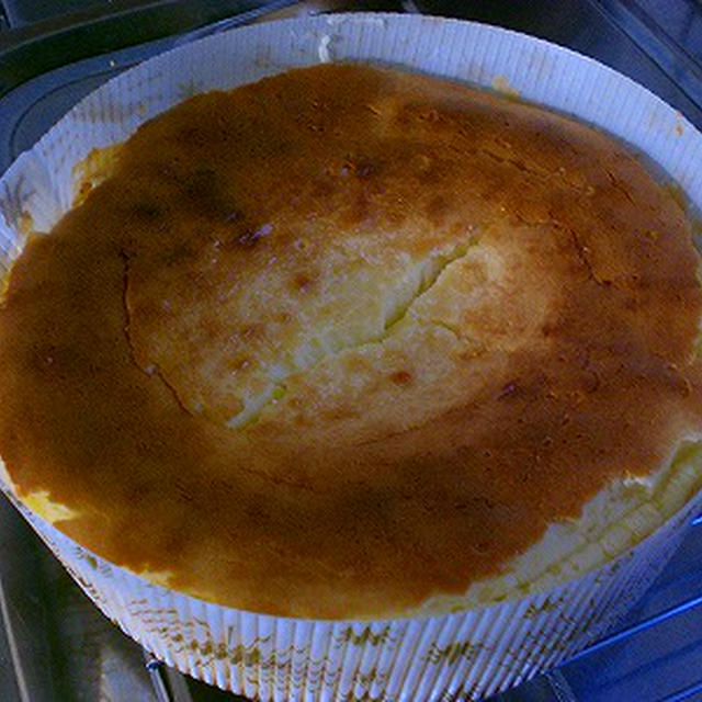 ミキサーで簡単チーズケーキ〜！