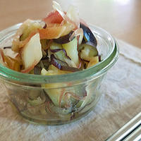 ナスとみょうがの絶品お漬物（まろやかお酢風味）