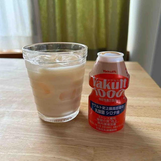 Yakult1000の飲み方