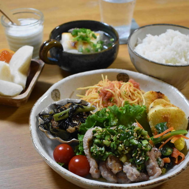 試合前日晩ごはんと当日朝ごはん