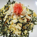 たらこと豆乳生パスタ