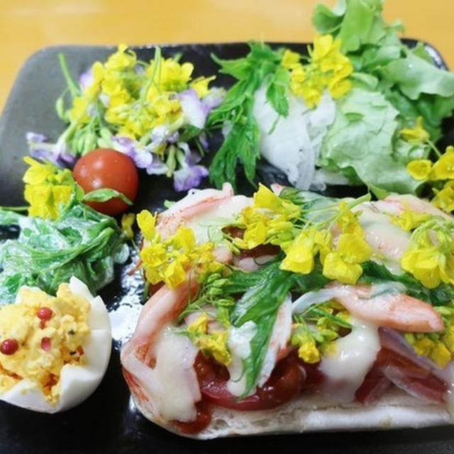朝ご飯ですよ～華やぐオープンサンドプレートとコデマリ～