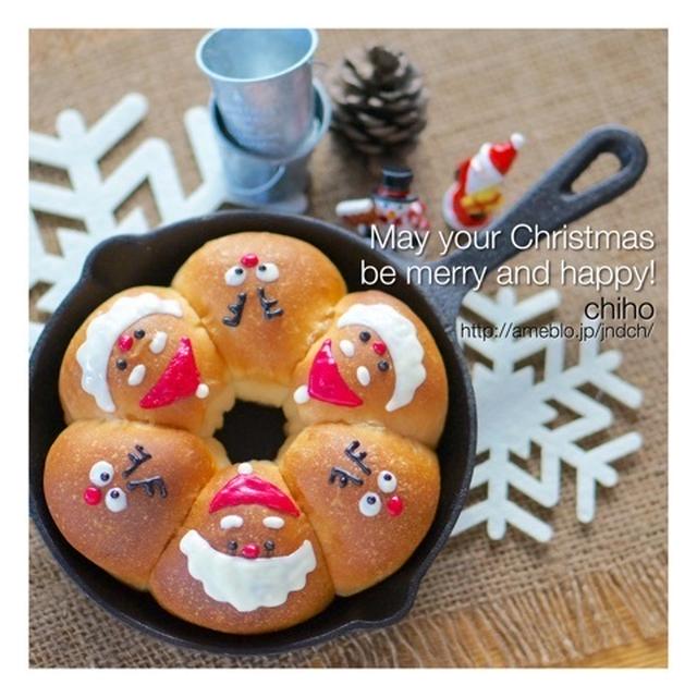 クリスマスちぎりパン By Chihoさん レシピブログ 料理ブログのレシピ満載