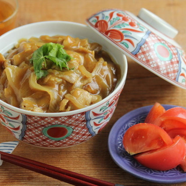 カレーを煮る時間がない時はカレー丼！