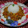 暑さ吹き飛ばす！夏野菜タップリカレー！