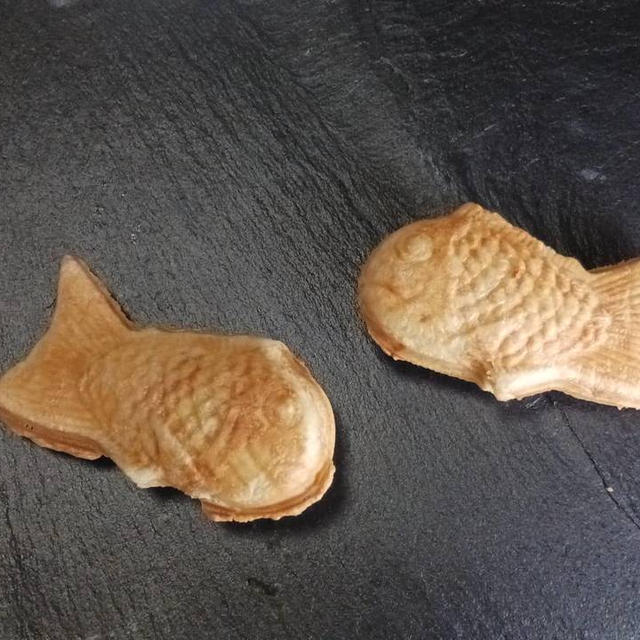 クロワッサンたいやきを作りました
