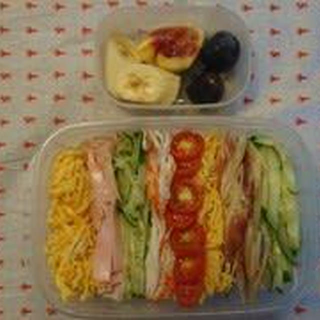 麺弁当（彩りそうめん）