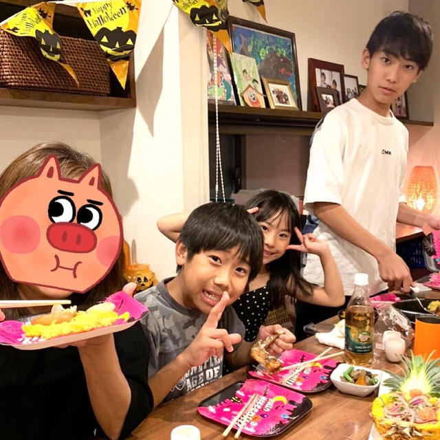母の誕生日会です〜！！②