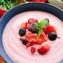 飲むチーズケーキ/ミックスベリーのレアチーズスープ(動画レシピ)/Rare cheese soup with berries.