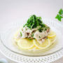 レンジで＼ねぎ塩豚のっけ／冷やしレモンぶっかけうどん