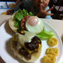 パテが美味しい自家製ハンバーガー