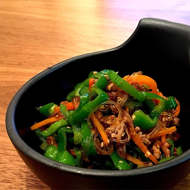 主役級の副菜！ついつい食べすぎちゃう春雨ピーマン