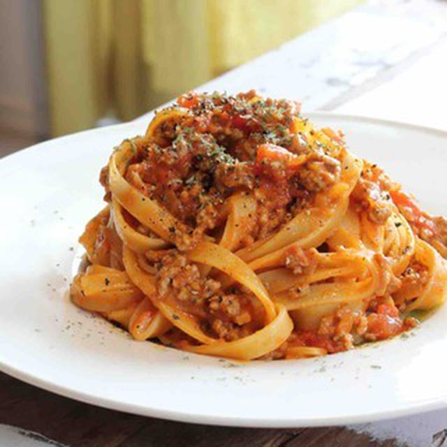 【recipe】スパゲッティボロネーゼ／フレスココーヒーロースターズ