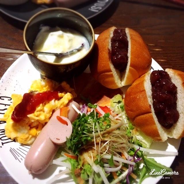 寒いとあんこが食べたくなる次男