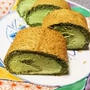 米粉抹茶ロールケーキ