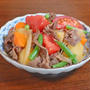 旨み広がる 瑞々しいトマトの甘辛 肉じゃが
