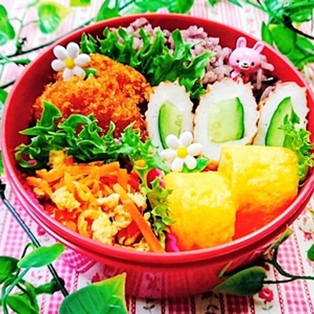 涼しいけど不安＊7/19・木曜日のお弁当♪