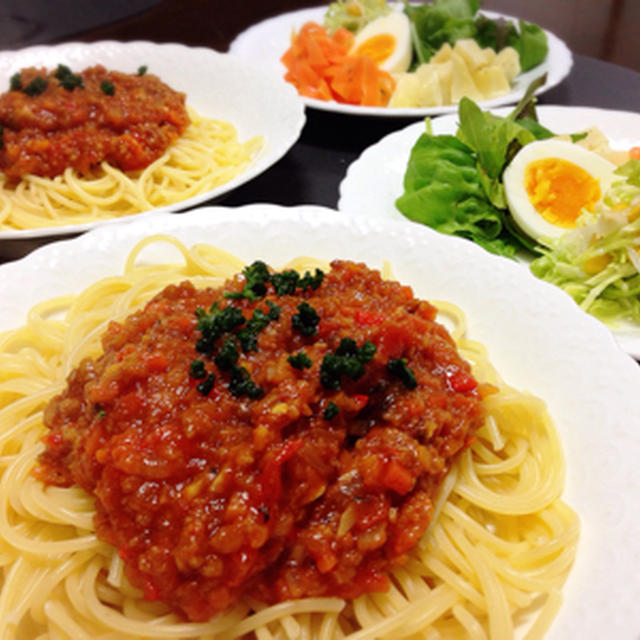ミートソーススパゲティ