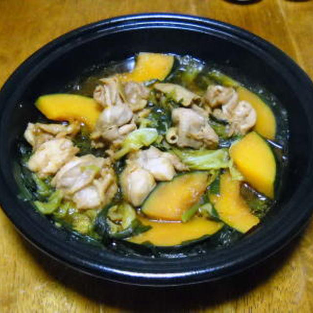 鶏肉と野菜の蒸し焼き