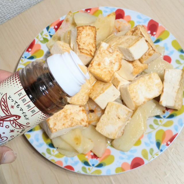 五島列島びわ椿☆あごだし酢で夕飯のおかず！