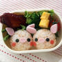 【仲良しブタちゃん弁当＊キャラ弁】