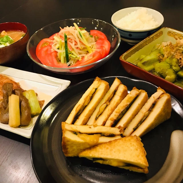 【昨日の晩ごはん☆厚揚げ新メニュー！＾＾】