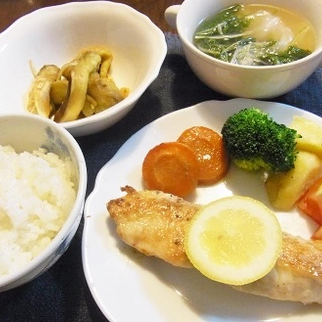 シイラのムニエル　＆　野菜が高過ぎ！！