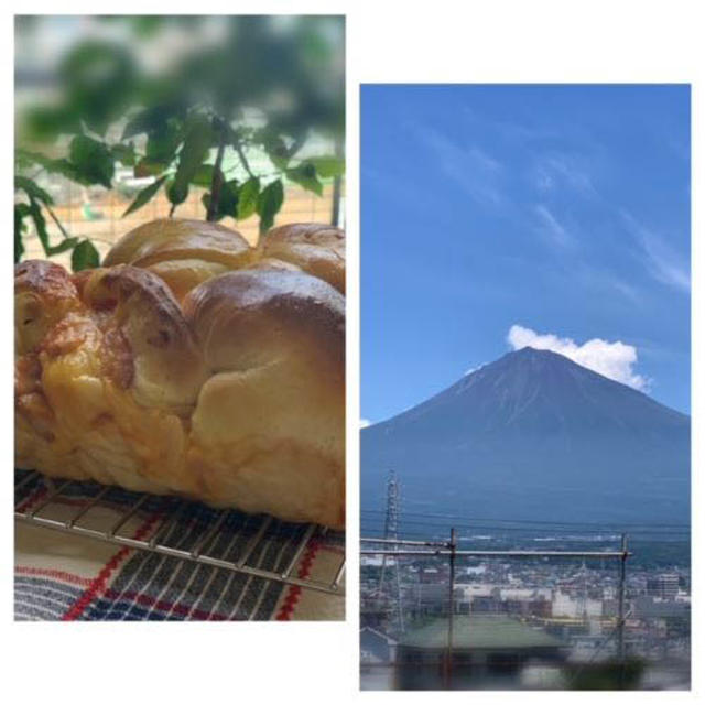 夏の富士山がとても綺麗～家庭菜園のマルチ張り